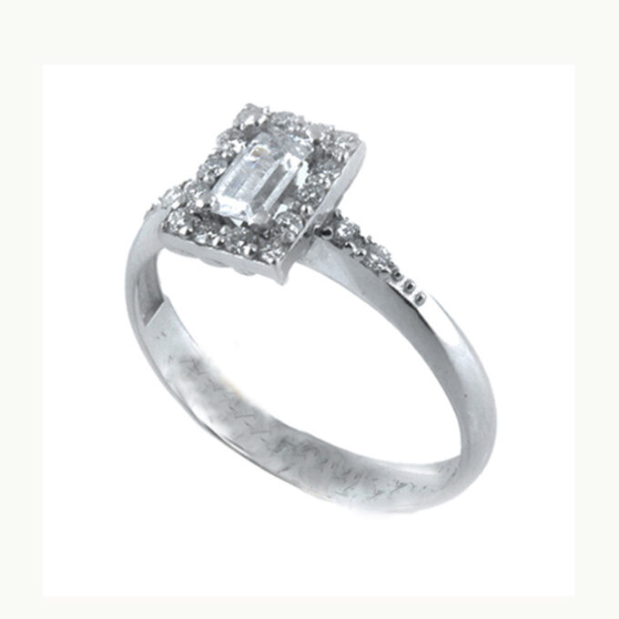 Anillo Arki, oro blanco 18 kt - Imagen 4