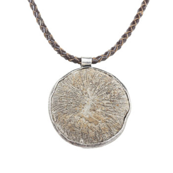 Colgante Fósil de plata 925