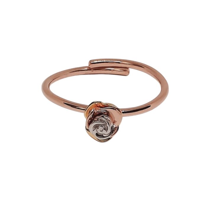 Anillo rosa en plata de ley - Imagen 18