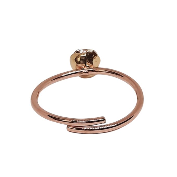 Anillo rosa en plata de ley - Imagen 14