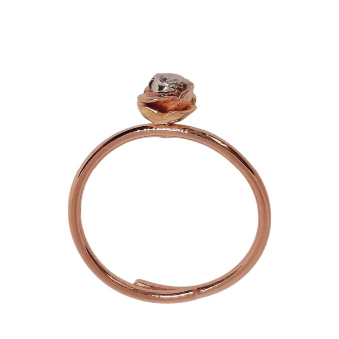 Anillo rosa en plata de ley - Imagen 13