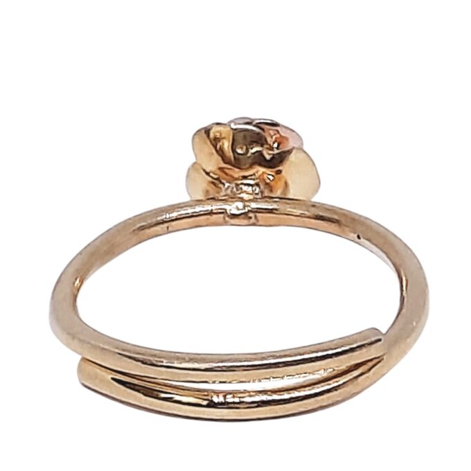 Anillo rosa en plata de ley - Imagen 12