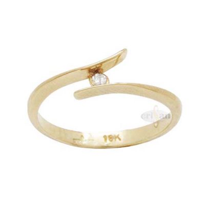 Anillo oro, diamante