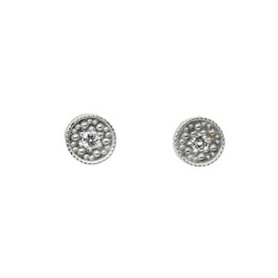 Pendientes Sing, oro blanco 18 kt