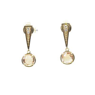 Pendientes Mabel, oro rosa 18 kt