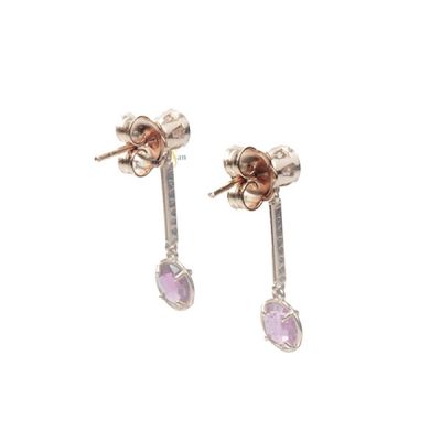 Pendientes Clim, oro rosa 18 kt