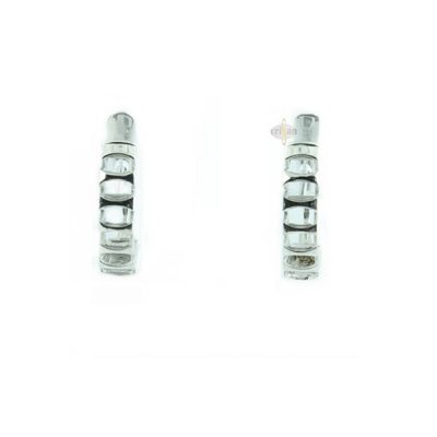 Pendientes Aiani, oro blanco 18 kt